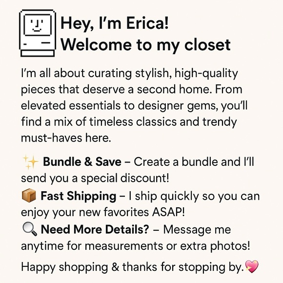 Meet your Posher, Erica - Picture 1 of 2